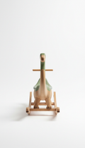 Oak Stegosaurus Rocker